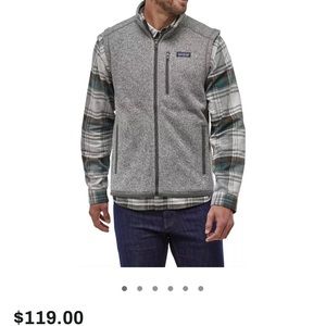 Patagonia vest.  Size L. Worn once, perfect condition.